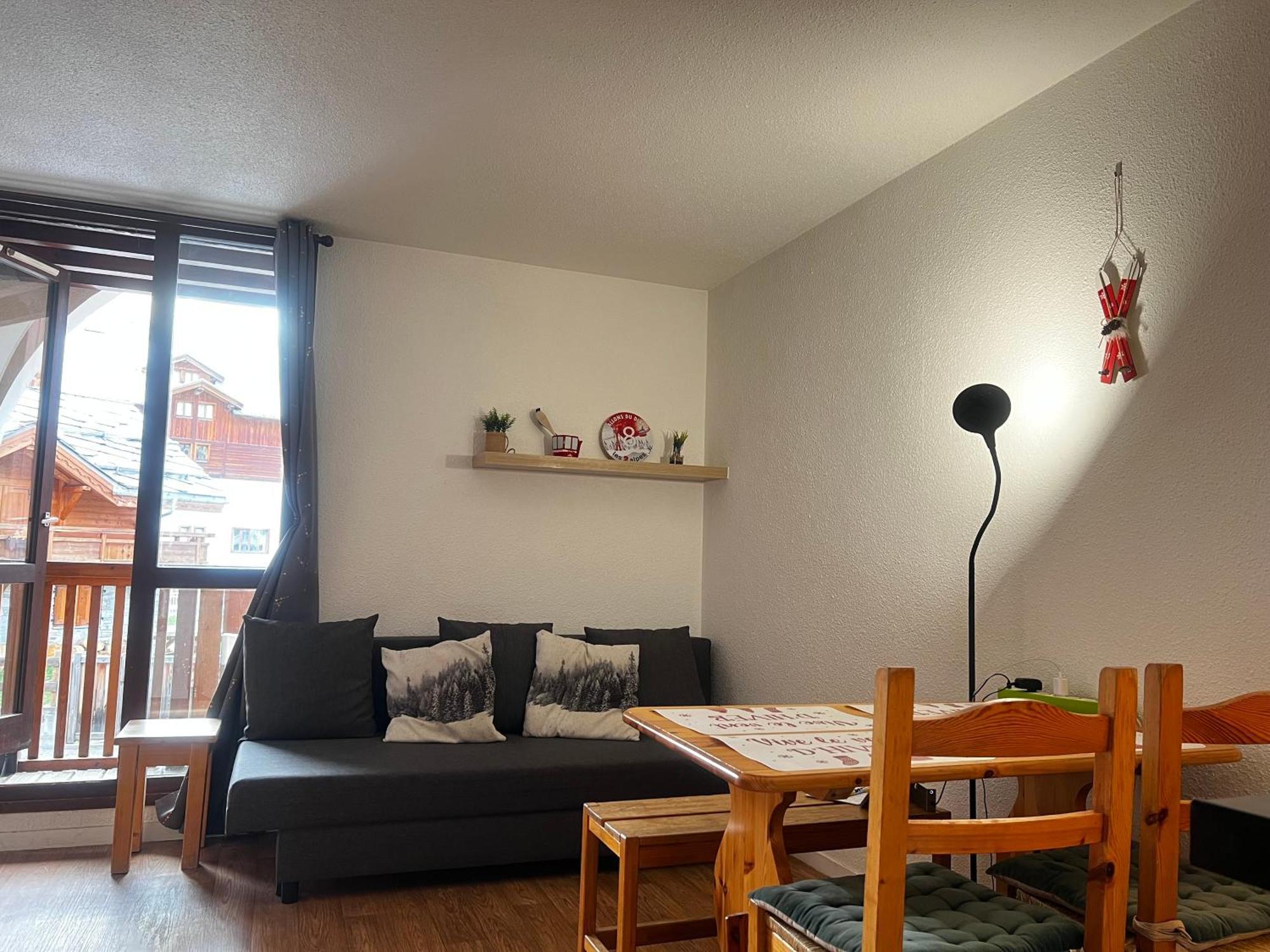 Cosy renovated Studio balcony Andromède Vénosc Extérieur photo