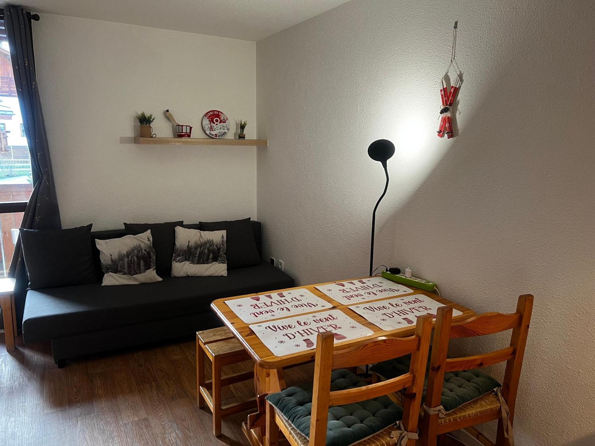 Cosy renovated Studio balcony Andromède Vénosc Extérieur photo